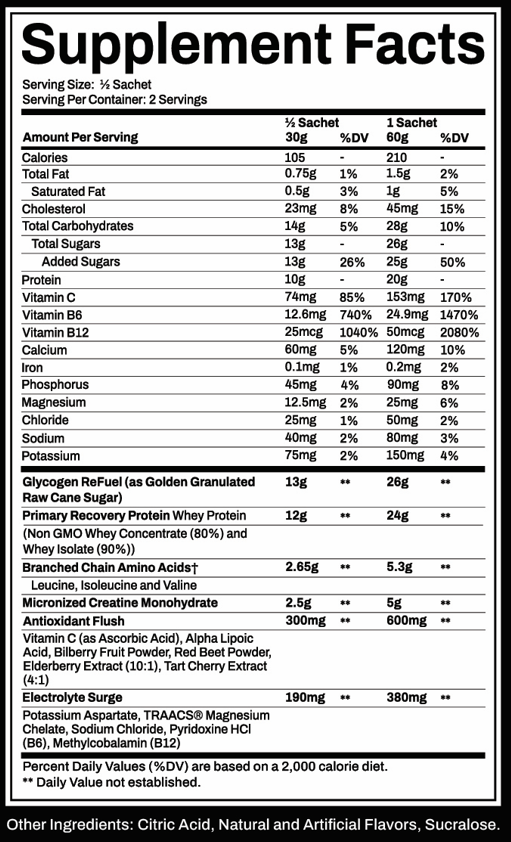 Wholesale - After Glow - 60g - 4 Sachets